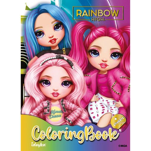 Книжка-розмальовка зі стікерами "The creative Rainbow" мініатюра фото 1 Книжка-розмальовка зі стікерами "The creative Rainbow" мініатюра фото 1