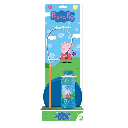 Бульбашки мильні "Mega Bubbles з тарілкою. Peppa Pig" Об’єм 450 мл мініатюра фото 1 Бульбашки мильні "Mega Bubbles з тарілкою. Peppa Pig" Об’єм 450 мл мініатюра фото 1