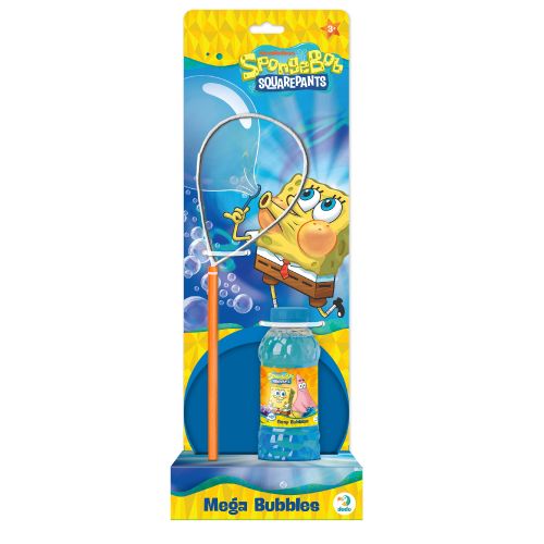 Бульбашки мильні "Mega Bubbles з тарілкою. SpongeBob". Об’єм 450 мл мініатюра фото 1 Бульбашки мильні "Mega Bubbles з тарілкою. SpongeBob". Об’єм 450 мл мініатюра фото 1