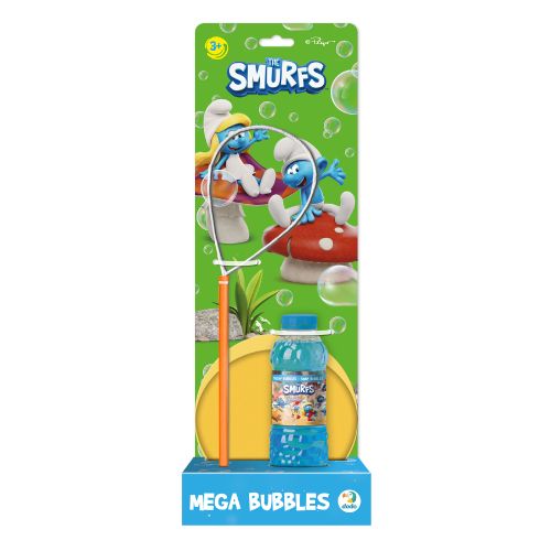 Бульбашки мильні "Mega Bubbles з тарілкою. The Smurfs". Об’єм 450 мл мініатюра фото 1 Бульбашки мильні "Mega Bubbles з тарілкою. The Smurfs". Об’єм 450 мл мініатюра фото 1