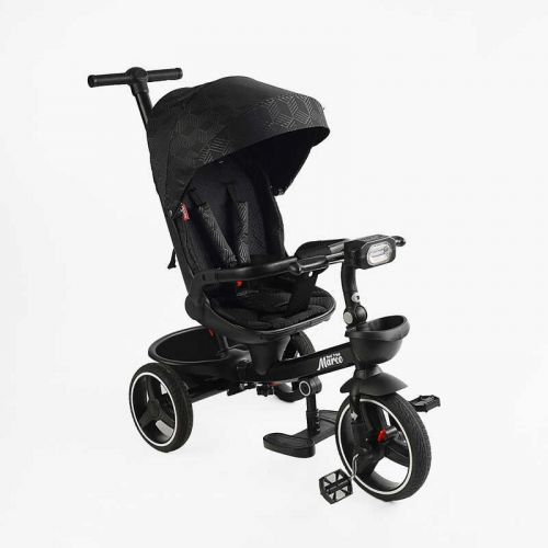 Велосипед "BestTrike Marco" поворотне сидіння, складне кермо, колеса з прогумованим PU, кошик, телескопічна ручка, фара музична  мініатюра фото 1