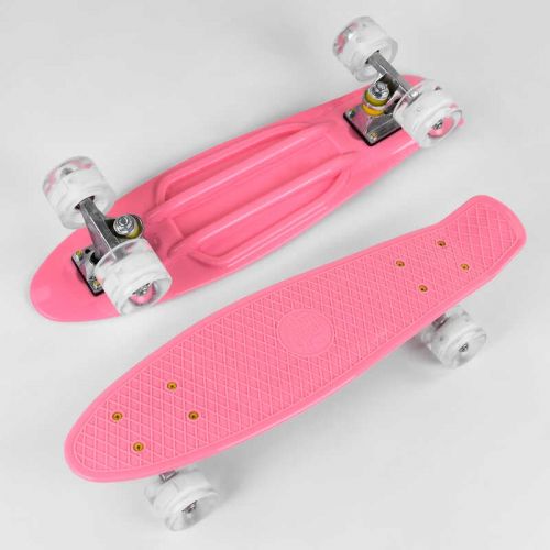 Скейт Пенні борд "Best Board", дошка = 55 см, колеса PU зі світлом, діаметр 6 см  мініатюра фото 1