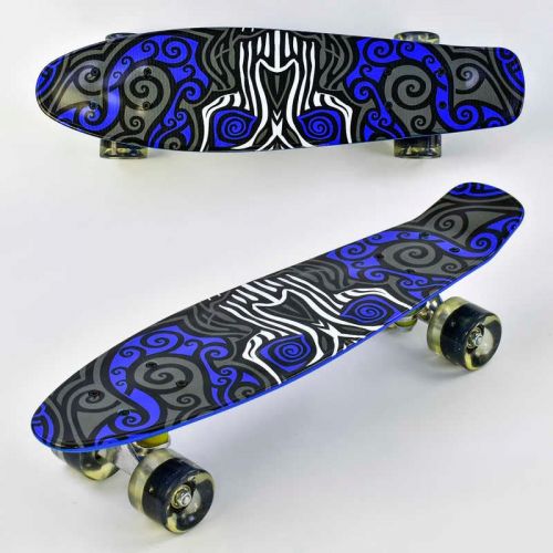 Скейт "Best Board", дошка = 55см, колеса PU, світло, d = 6см мініатюра фото 1 Скейт "Best Board", дошка = 55см, колеса PU, світло, d = 6см мініатюра фото 1