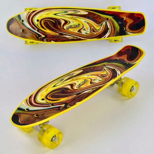 Скейт "Best Board", дошка = 55см, колеса PU, світло, d = 6см мініатюра фото 1 Скейт "Best Board", дошка = 55см, колеса PU, світло, d = 6см мініатюра фото 1