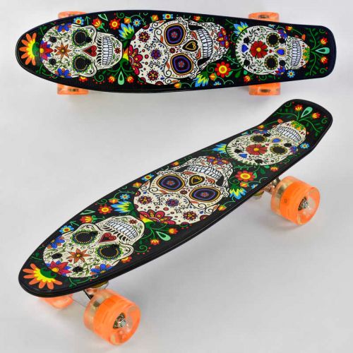 Пенні борд "Best Board", дошка = 55 см, колеса PU, світло, d = 6 см мініатюра фото 1 Пенні борд "Best Board", дошка = 55 см, колеса PU, світло, d = 6 см мініатюра фото 1