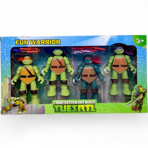 Іграшка герої "Turtles" (4 героя у наборі)  мініатюра фото 1