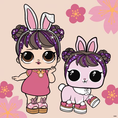 Картина по номерах "L. O. L.  Surprise! Chinese New Year Doll & Pet" 40х40 см  мініатюра фото 1