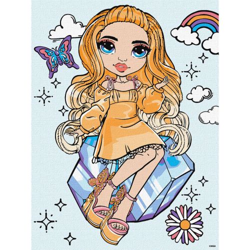 Картина по номерах "Rainbow High Poppy Rowan" 30х40 см мініатюра фото 1 Картина по номерах "Rainbow High Poppy Rowan" 30х40 см мініатюра фото 1