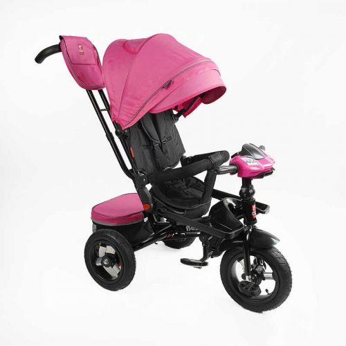 Велосипед 6088 F Best Trike (1) ПОВОРОТНЕ СИДІННЯ, СКЛАДНЕ КЕРМО, ФАРА МУЗИЧНА З USB, Bluetooth НАДУВНІ КОЛЕСА, ПУЛЬТ ВКЛЮЧЕННЯ СВІТЛА І ЗВУКУ  мініатюра фото 1