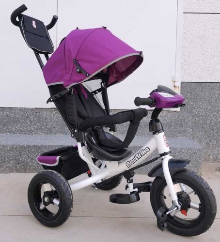 Велосипед 3390 Best Trike (1) НАДУВНІ КОЛЕСА d=29см.  переднє, d = 26см.  задні, ФАРА З USB, пульт  мініатюра фото 1