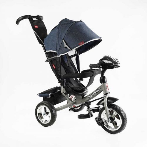 Велосипед 3-х колісний 6588 Best Trike (1) КОЛЕСО ПІНА, d=25см переднє, d=20см задні, фара музична, USB, Bluetooth, в коробці  мініатюра фото 1