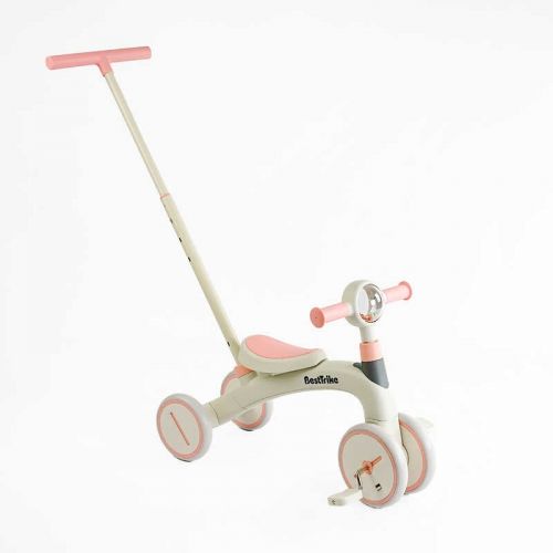 Велосипед 3-х цв.  Best Trike (1) материал рамы нейлон, колеса передние 8'', задние 6'', родительская ручка, в коробке  мініатюра фото 1