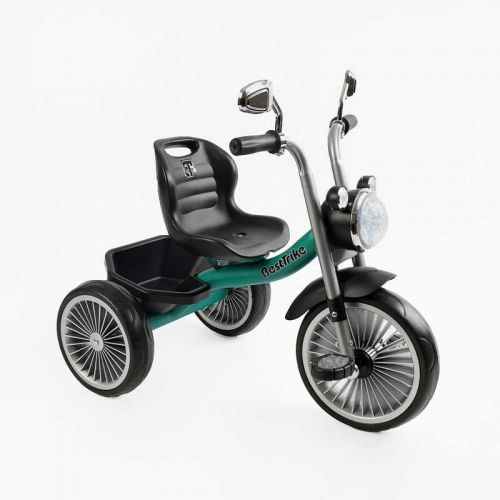 Велосипед 3-х колесный Best Trike (1) колеса EVA переднее 10”, заднее 8”, стальная рама, УКР.  ВЗУЧИВАНИЕ, корзина, в коробке  мініатюра фото 1