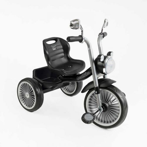 Велосипед 3-х колесный BS-67800 Best Trike (1) колеса EVA переднее 10”, заднее 8”, стальная рама, УКР.  ВЗУЧИВАНИЕ, корзина, в коробке  мініатюра фото 1