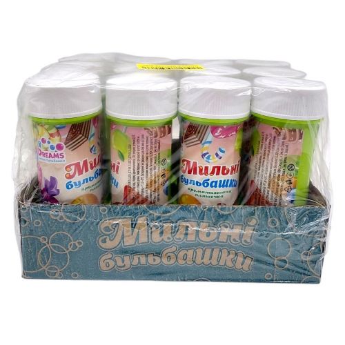 Мыльные пузыри, 60 мл, с Ароматом (12 шт)  мініатюра фото 1