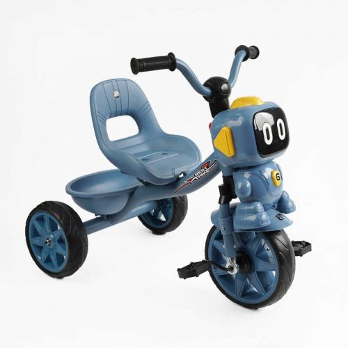 Велосипед 3-х колесный BS-40506 Best Trike (1) колеса EVA переднее 10”, заднее 8”, стальная рама, УКР.  ВЗУЧИВАНИЕ, корзина, в коробке  мініатюра фото 1