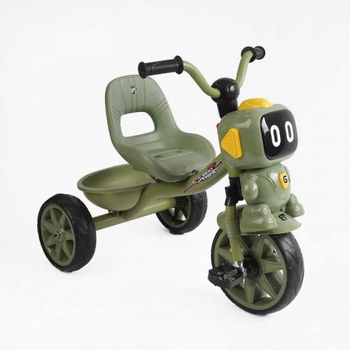 Велосипед 3-х колесный BS-50570 Best Trike (1) колеса EVA переднее 10”, заднее 8”, стальная рама, УКР.  ВЗУЧИВАНИЕ, корзина, в коробке  мініатюра фото 1