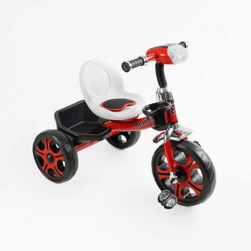 Велосипед 3-х колісний BS-21505 Best Trike (1) колеса EVA переднє 12’’, заднє 10’’, сталева рама, фара з музикою та світлом, кошик, в коробці  мініатюра фото 1