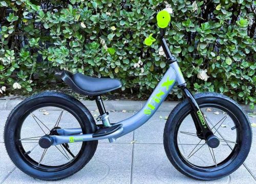 Велобіг CORSO Spin-X PX-392-86 (1) сталева рама, колесо 14, надувні колеса, підніжка, підставка для ніг, дзвіночок  мініатюра фото 1