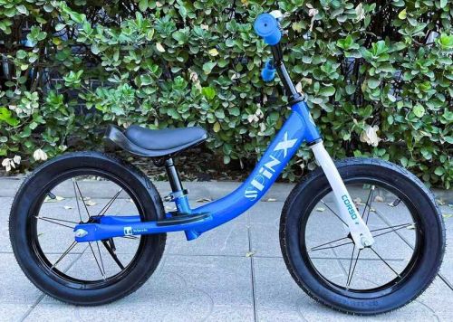 Велобіг CORSO Spin-X PX-322-94 (1) сталева рама, колесо 14, надувні колеса, підніжка, підставка для ніг, дзвіночок  мініатюра фото 1