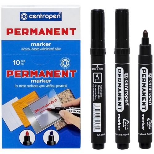 Маркер товстий чорний CENTROPEN мініатюра фото 1 Маркер товстий чорний CENTROPEN мініатюра фото 1
