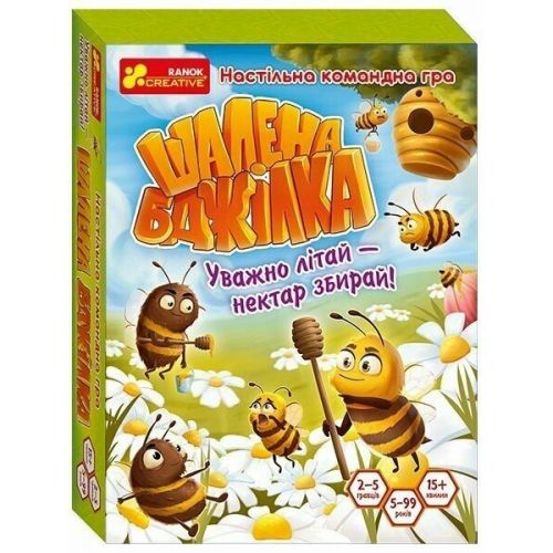 Настільна гра "Шалена бджілка" укр мініатюра фото 1 Настільна гра "Шалена бджілка" укр мініатюра фото 1
