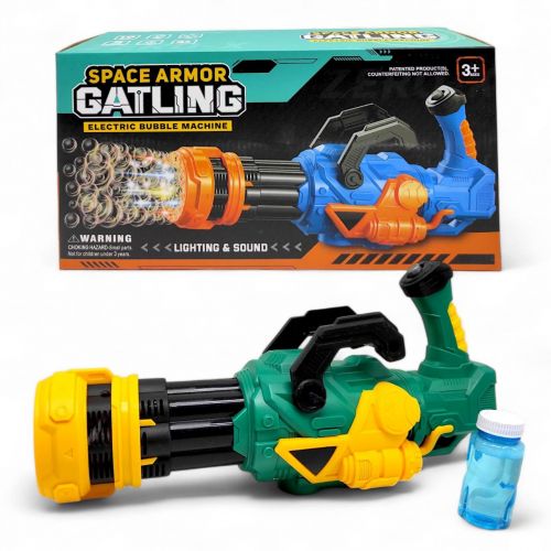 Бульбашкомет-генератор SPACE ARMOR GATLING (ЗЕЛЕНИЙ) мініатюра фото 1 Бульбашкомет-генератор SPACE ARMOR GATLING (ЗЕЛЕНИЙ) мініатюра фото 1