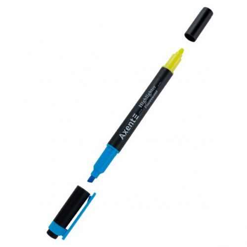 Маркер "Highlighter Dual", 2-4 мм клиноп. блакит+жовт мініатюра фото 1 Маркер "Highlighter Dual", 2-4 мм клиноп. блакит+жовт мініатюра фото 1