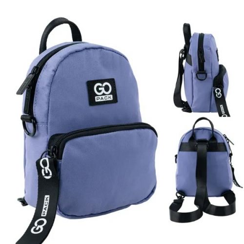 Міні рюкзак-сумка "GoPack EducationTeens" Синій мініатюра фото 1 Міні рюкзак-сумка "GoPack EducationTeens" Синій мініатюра фото 1