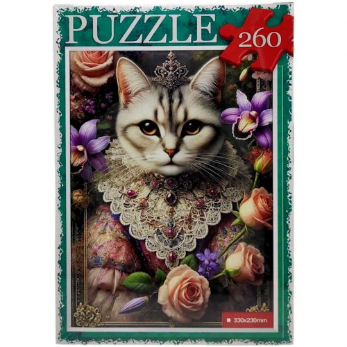 ПАЗЛИ 260 ЕЛЕМЕНТІВ "КОТИК В КВІТАХ" мініатюра фото 1 ПАЗЛИ 260 ЕЛЕМЕНТІВ "КОТИК В КВІТАХ" мініатюра фото 1