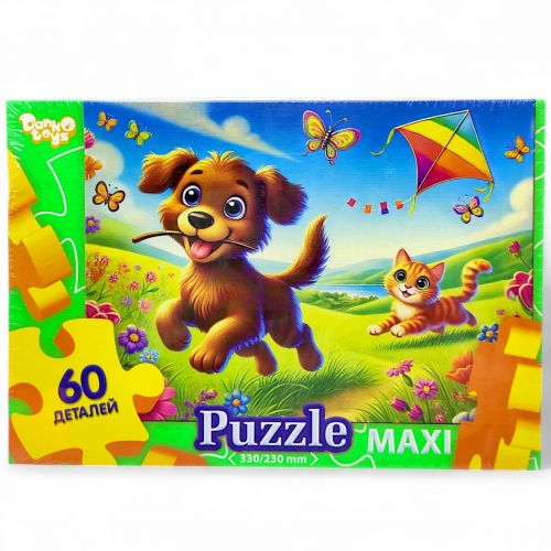 MAXI PUZZLE 60 "ДРУЗІ НА ЛУГУ" мініатюра фото 1 MAXI PUZZLE 60 "ДРУЗІ НА ЛУГУ" мініатюра фото 1