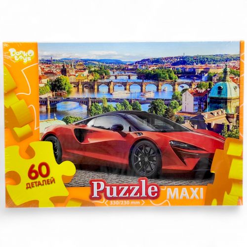 MAXI PUZZLE 60 "ЧЕРВОНИЙ СПОРТКАР" мініатюра фото 1 MAXI PUZZLE 60 "ЧЕРВОНИЙ СПОРТКАР" мініатюра фото 1