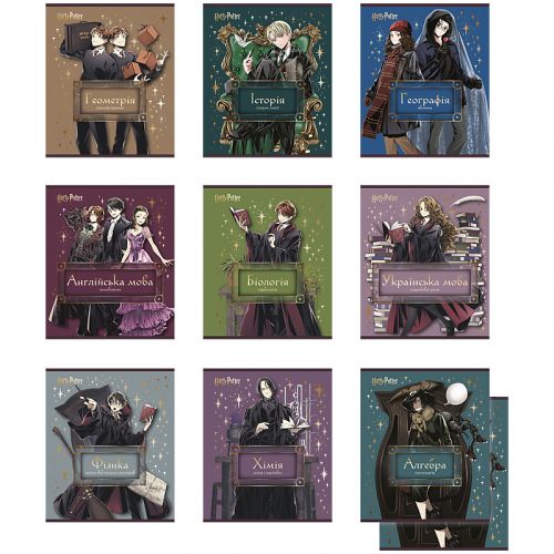 Зошит предметний "Гаррі Поттер / Harry Potter" 48 арк. , кл. , HP, набір 10 шт  мініатюра фото 1