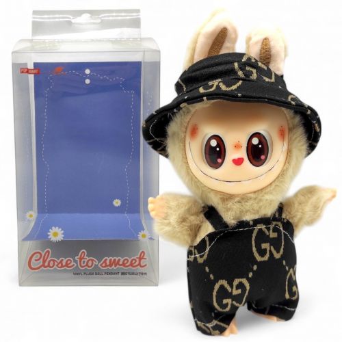 Лабубу в одязі Gucci (в прозорій коробці) мініатюра фото 1 Лабубу в одязі Gucci (в прозорій коробці) мініатюра фото 1