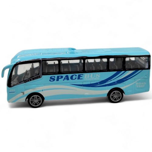 Машинка металева "Автобус" АВТОПРОМ, SPACE BUS (БЛАКИТНИЙ)  мініатюра фото 1