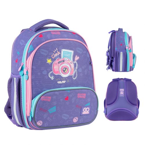 Рюкзак GoPack Education каркасний 597M-4 Say Cheese  мініатюра фото 1
