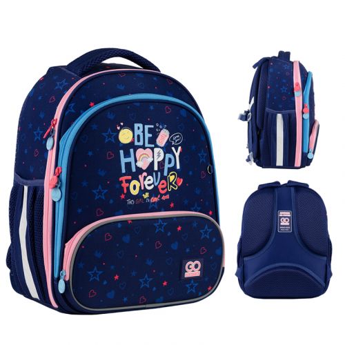 Рюкзак GoPack Education каркасний 597M-3 Be Happy мініатюра фото 1 Рюкзак GoPack Education каркасний 597M-3 Be Happy мініатюра фото 1