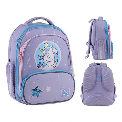 Рюкзак GoPack Education каркасний 597M-3 Fairytale Unicorn мініатюра фото 1 Рюкзак GoPack Education каркасний 597M-3 Fairytale Unicorn мініатюра фото 1