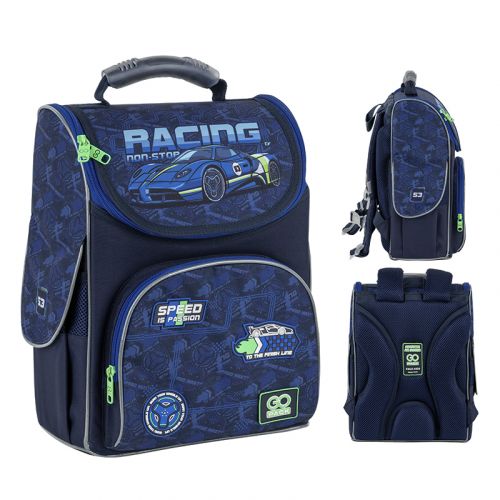 Рюкзак GoPack Education каркасний 5001S-6 Racing мініатюра фото 1 Рюкзак GoPack Education каркасний 5001S-6 Racing мініатюра фото 1