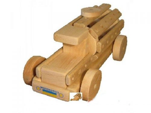 Эко-конструктор "Молоковоз", деревянный фото