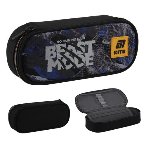 Пенал Kite 599 Beast mode  мініатюра фото 1