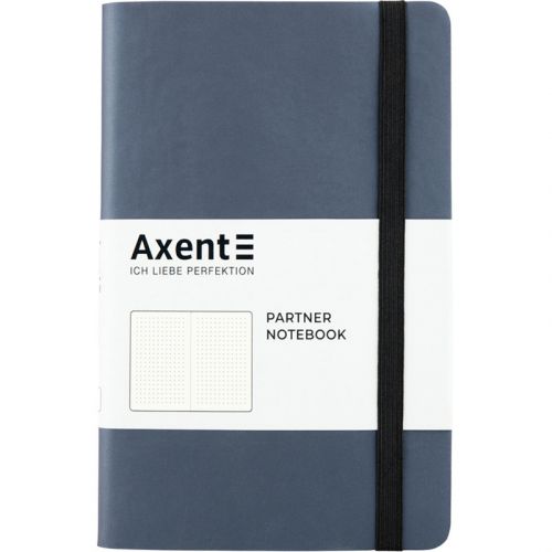 Книга записна Partner Soft, 125*195, 96арк, крап, сріб. -син мініатюра фото 1 Книга записна Partner Soft, 125*195, 96арк, крап, сріб. -син мініатюра фото 1