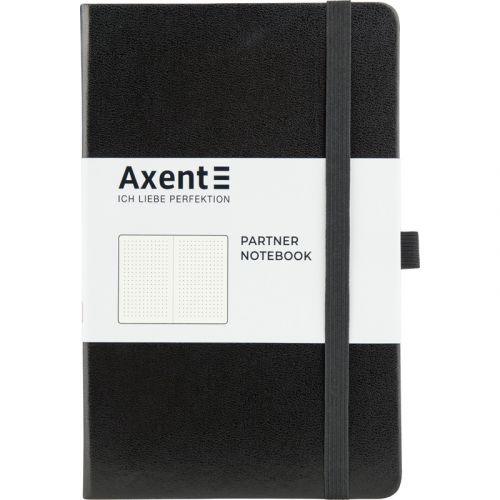 Книга записна Partner, 125*195, 96арк, крап, чорна мініатюра фото 1 Книга записна Partner, 125*195, 96арк, крап, чорна мініатюра фото 1