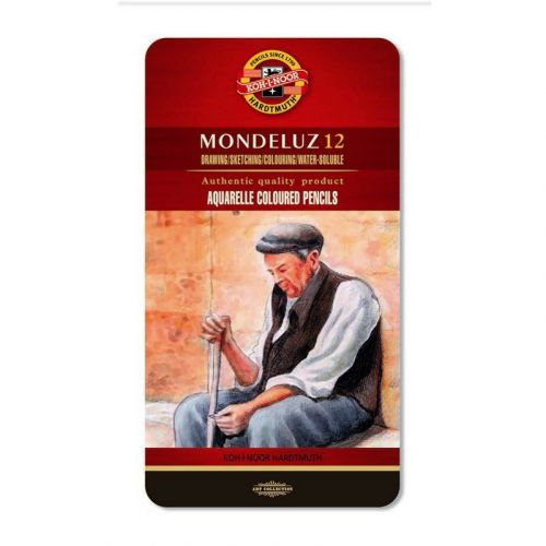 Олівці кол. аквар. Mondeluz, мет. кор. , 12 шт. мініатюра фото 1 Олівці кол. аквар. Mondeluz, мет. кор. , 12 шт. мініатюра фото 1
