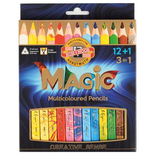 Олівці кольорові MAGIC, 12 шт. +блендер мініатюра фото 1 Олівці кольорові MAGIC, 12 шт. +блендер мініатюра фото 1