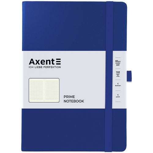 Книга записна Partner Prime, 145*210, 96арк, кліт, клас. синя мініатюра фото 1 Книга записна Partner Prime, 145*210, 96арк, кліт, клас. синя мініатюра фото 1