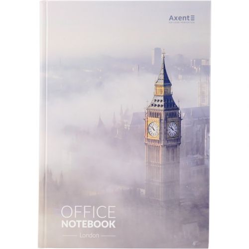 Книга записна А4, 192арк. , кліт. , London мініатюра фото 1 Книга записна А4, 192арк. , кліт. , London мініатюра фото 1