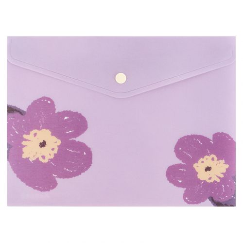 Папка на кнопці А5+ Lavender-4  мініатюра фото 1