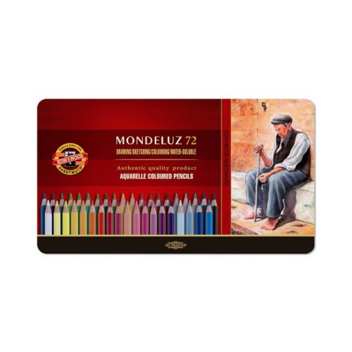 Олівці кол. аквар. Mondeluz, мет. кор. , 72 шт. мініатюра фото 1 Олівці кол. аквар. Mondeluz, мет. кор. , 72 шт. мініатюра фото 1