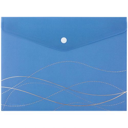 Папка на кнопці, А5+, Waves-2  мініатюра фото 1